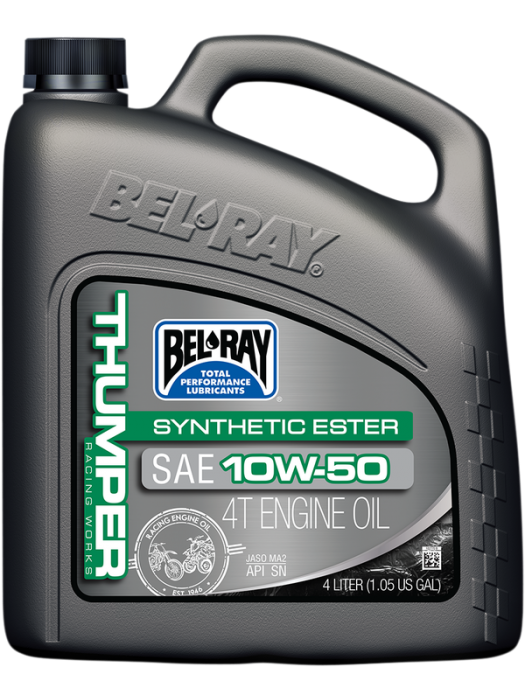 Bel Ray Thumper® Racing Synthetic Ester 4T Engine Oil 10W50 4L